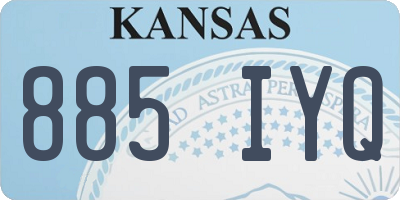 KS license plate 885IYQ