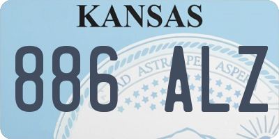 KS license plate 886ALZ