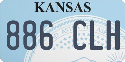 KS license plate 886CLH