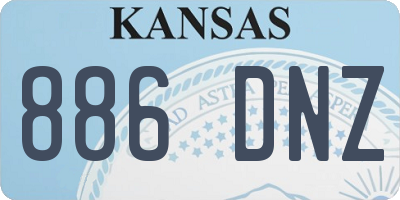 KS license plate 886DNZ
