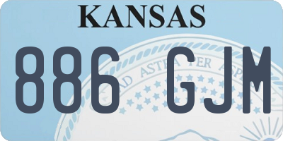 KS license plate 886GJM