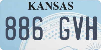 KS license plate 886GVH