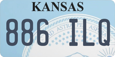 KS license plate 886ILQ