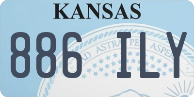 KS license plate 886ILY