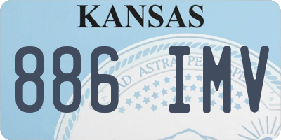 KS license plate 886IMV