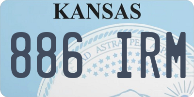 KS license plate 886IRM