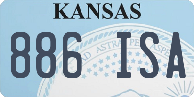 KS license plate 886ISA