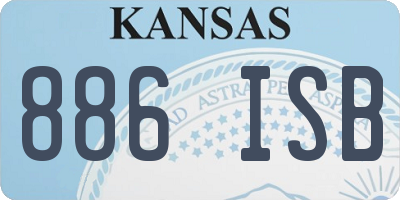 KS license plate 886ISB