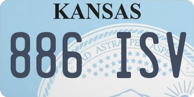 KS license plate 886ISV