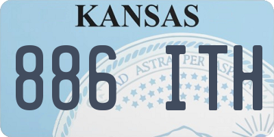 KS license plate 886ITH