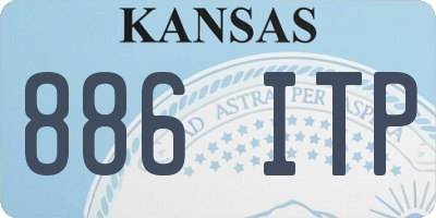 KS license plate 886ITP