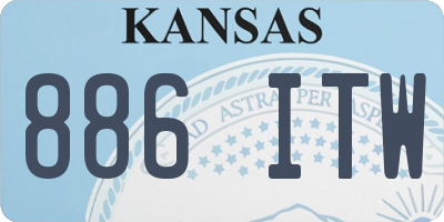 KS license plate 886ITW
