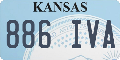 KS license plate 886IVA
