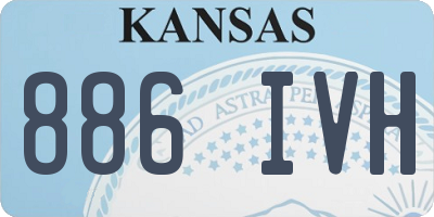 KS license plate 886IVH