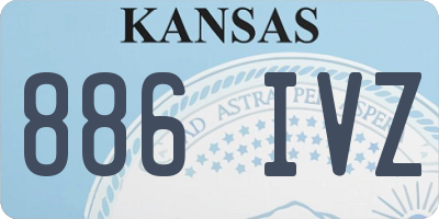 KS license plate 886IVZ