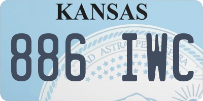 KS license plate 886IWC