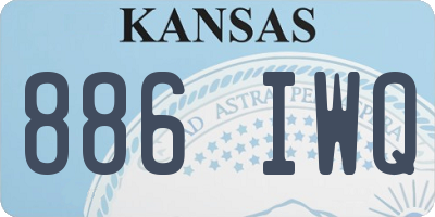 KS license plate 886IWQ