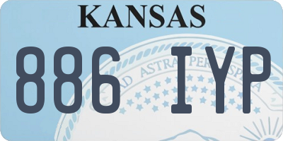 KS license plate 886IYP