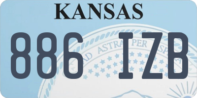 KS license plate 886IZB