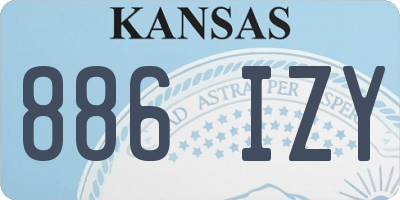 KS license plate 886IZY