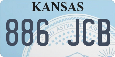 KS license plate 886JCB
