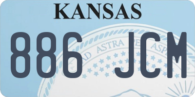 KS license plate 886JCM