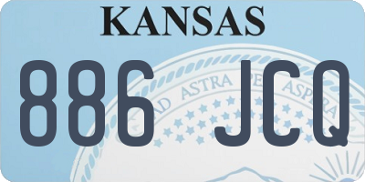 KS license plate 886JCQ