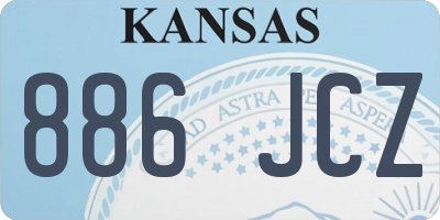 KS license plate 886JCZ