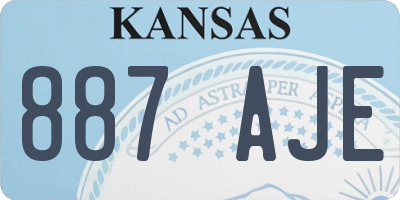 KS license plate 887AJE