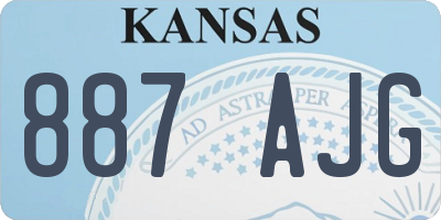 KS license plate 887AJG