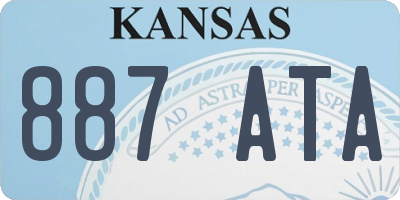 KS license plate 887ATA