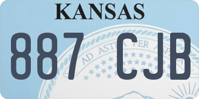 KS license plate 887CJB