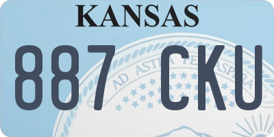 KS license plate 887CKU