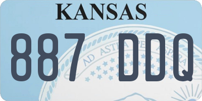 KS license plate 887DDQ