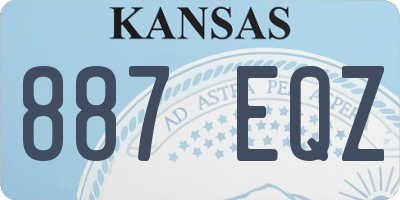 KS license plate 887EQZ