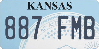 KS license plate 887FMB