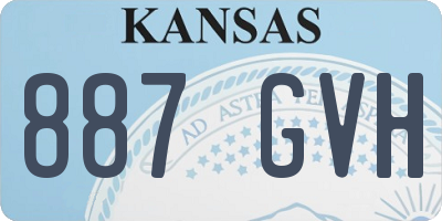 KS license plate 887GVH