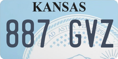 KS license plate 887GVZ