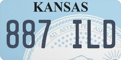KS license plate 887ILD