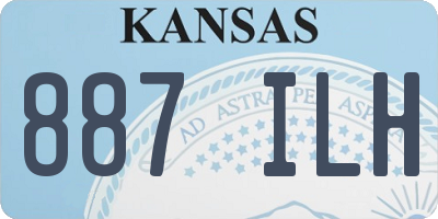 KS license plate 887ILH
