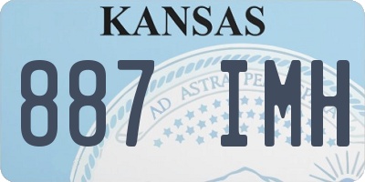 KS license plate 887IMH