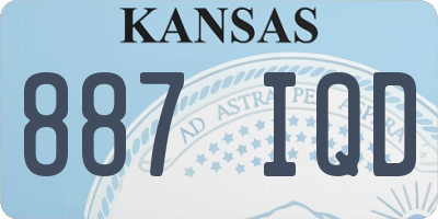 KS license plate 887IQD