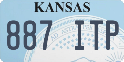 KS license plate 887ITP