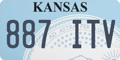 KS license plate 887ITV