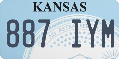 KS license plate 887IYM