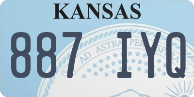KS license plate 887IYQ