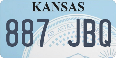 KS license plate 887JBQ