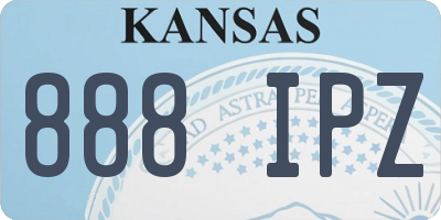 KS license plate 888IPZ