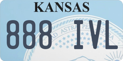 KS license plate 888IVL
