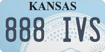 KS license plate 888IVS